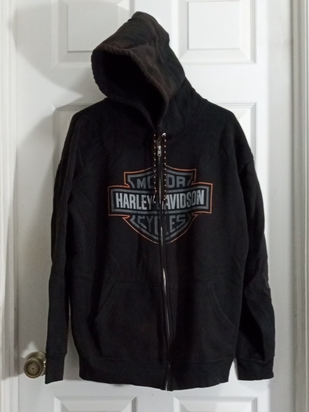 Harley-Davidson Black Full Zip Hoody Men’s XLarge